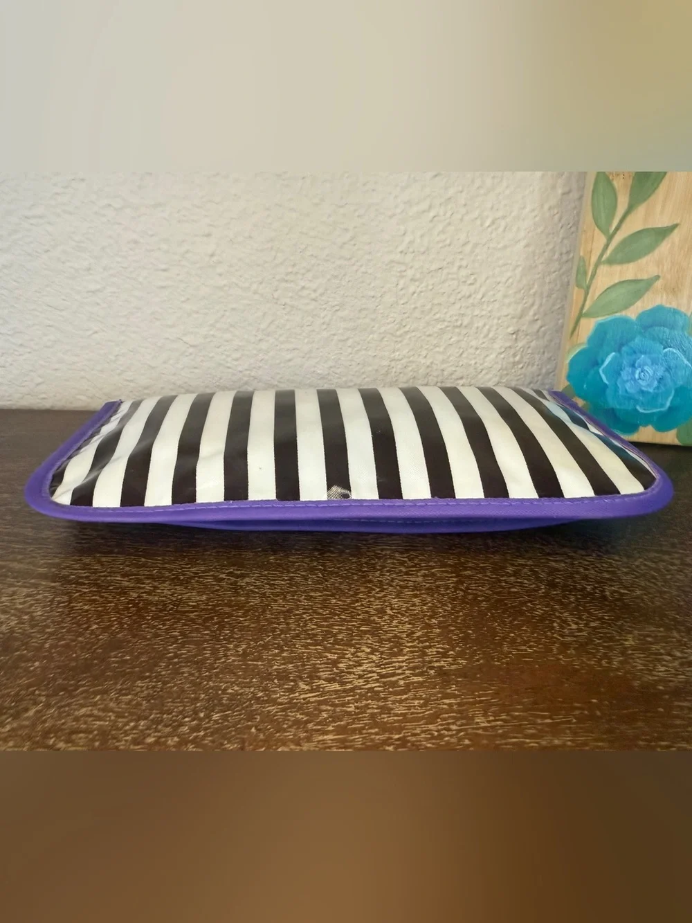 Henri Bendel Mini Flat Iron Case / Makeup Bag Pouch